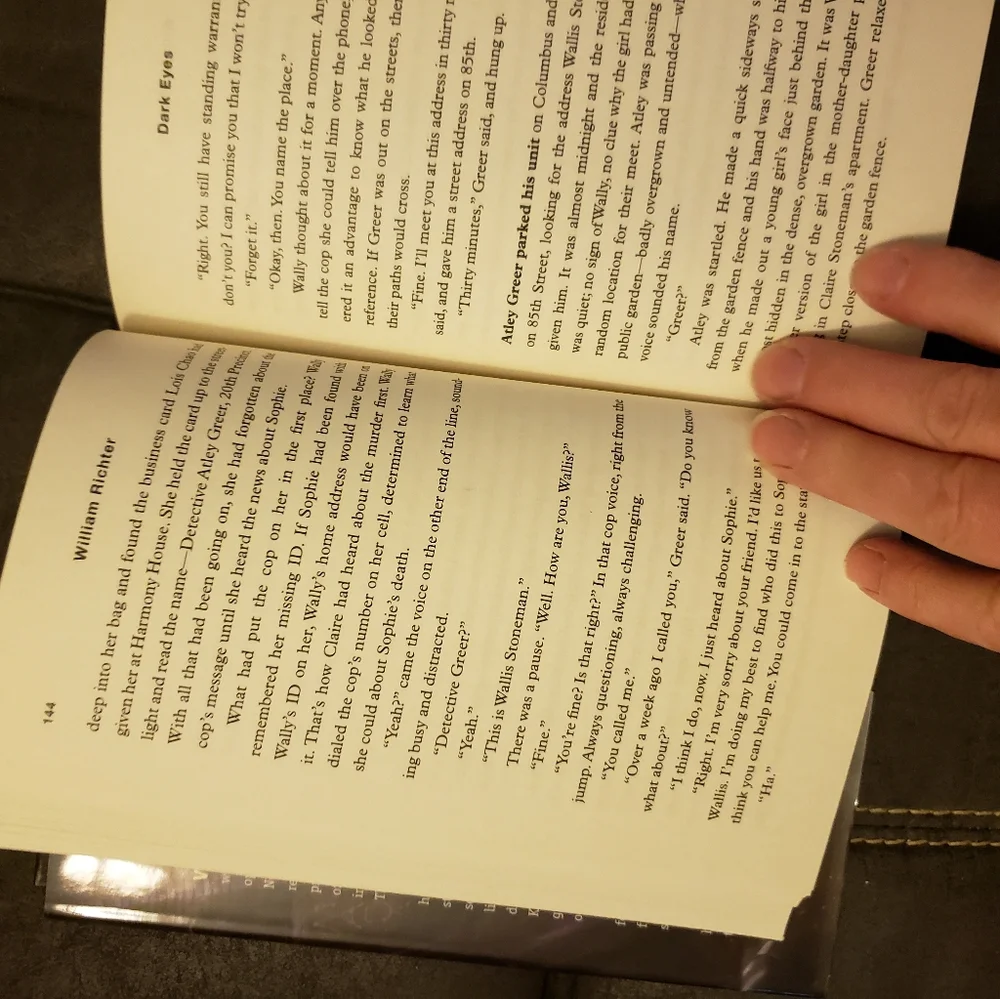 Dark Eyes by William Richter  ‎ Hardbook
